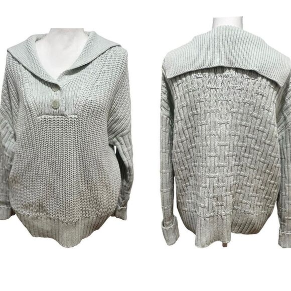 NWT Revolve STITCHES&STRIPES Marlow chunky oversized Pullover women's size small - Picture 1 of 10